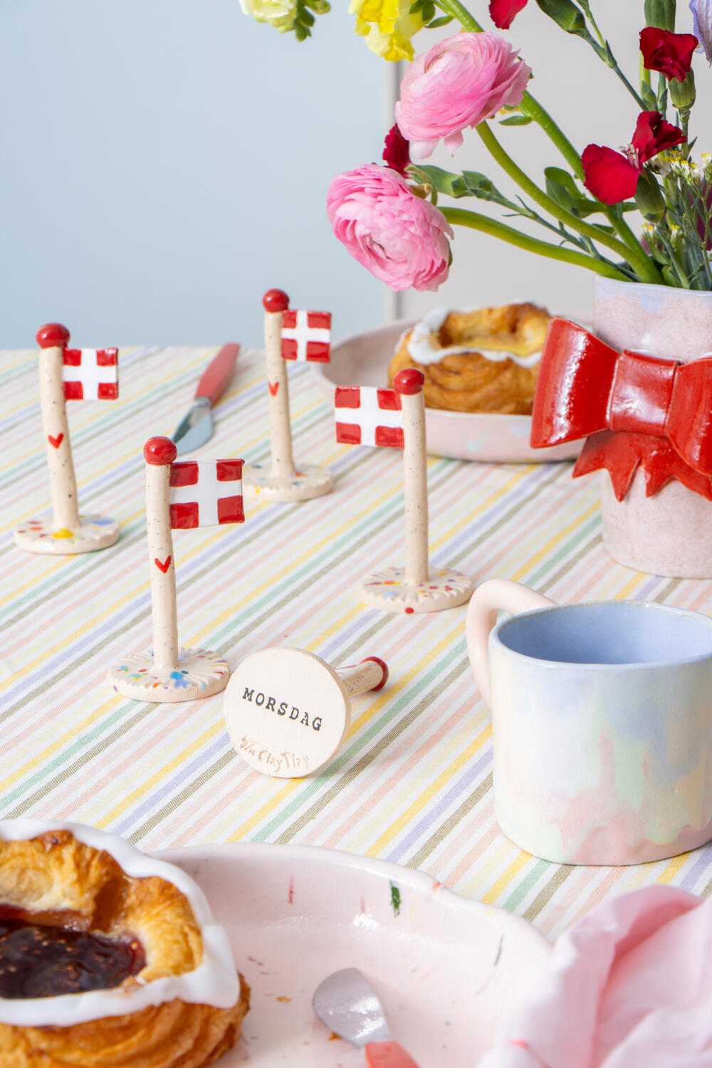 Mors dag flag 2025 - H10 cm.